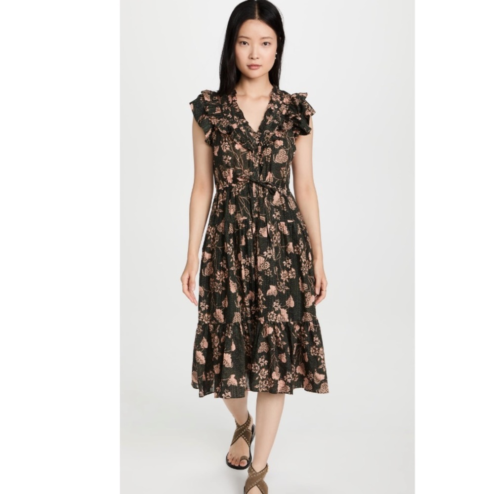 Ulla Johnson Romina Ruffle Dress - Balsam